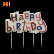 Excellent Design Paraffin Wax Party Use Pink Letter Candles for Birthday Cakes